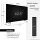 SAMSUNG 55-inch 4K UHD Dual LED Quantum HDR QLED Smart TV - 55Q60T