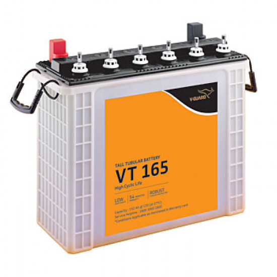 V-Guard VT 165 Tubular Inverter Battery