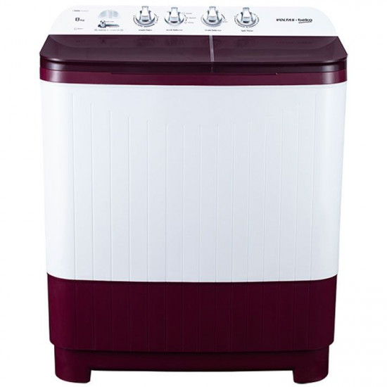 Voltas 8 kg Semi Automatic Washing Machine (Burgundy) WTT80DBRG